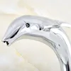 Bathroom Sink Faucets Basin Chrome Brass Faucet Dolphin Single Handle Deck Mounted Toilet And Cold Mixer Water Tap