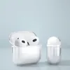 För AirPods 3 hörlurar Airpod Bluetooth -hörlurstillbehör Solid Silikon Söt skyddsöverdrag Apple Trådlös laddning Box Stuffsäker