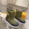 2022 Zimowe damskie buty nylonowe koronkowe grube dolne buty śnieżne moda luksusowe markowe buty na zewnątrz mkjkkk00003