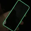 Protecteur d'écran de téléphone en verre lumineux bord souple en silicone pour iPhone 14 13 12 11 Pro Max pour iPhone 8 7 Plus verre dans une boîte de vente au détail