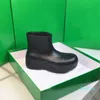 Botas Otoño invierno dama plataforma Manga Rainboots diseñador Goma zapato moda