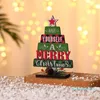 Christmas Decorations Year The Wooden Ornaments Tree Hanging Pendants Xmas Decoration For Home Party DIY Natal Kids Gifts