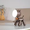 Tischlampen Neuheit Welpe LED-Lampe USB-Aufladung Niedliches Kinderzimmer Nachtlicht Cartoon Regulierung für Schlafzimmer Nachttischdekoration