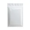 Matte Black White Heat Sealable Plastic Flat Mouth Zippper Packaging Bag Smell Proof Aluminum Foil Mylar Ziploc Bags