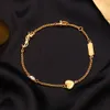 Women Designer Bangles Link Chain Brand Letter Armband Rostfritt st￥l Necklace Stud ￶rh￤nge 18K Gold Silver Crysatl Rhinestone Armband Jewerlry Accessories
