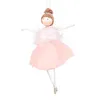 Kerstdecoraties boom ornament Exquisite Net garen pluche ballerina meisje poppen hanger Jaar 2022 decoratie nobel