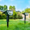 Zonne -gazonlamp muur buiten waterdichte tuin LED -projectie