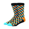 Socks Men clássico Men Casual Gentleman High Quality Color Puzzle