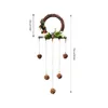 Decoratieve bloemen Simulatie slingerd krans kunstmatige bloemdeur muur hangende hanger kerstdecoratie 2022 rattan ring