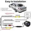 Ny bil bakifrån kamera nattvision reversering auto parkering kamera IP68 vattentät ccd led auto backup monitor 170 grader hd bild