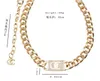 23SS 20Style Women 18k Gold Plated Pendants Halsband Märkesdesigner Choker Chain Letter Halsband bröllop smycken mode tillbehör