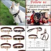 Collares para perros Correas Collar para perros y correas Set Classic Plaid Pet Leash Paso en Arnés Suave Ajustable Diseñador Mascotas Colla Dhhtz