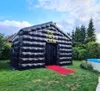 Tenda portatile per illuminazione per feste da discoteca gonfiabile per discoteca gigante da 20x20 piedi per attività commerciali