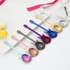 Spoons Stirring Spoon Guitar Shape Stainless Steel Coffee Teaspoon Cake Ice Cream Scoop Kit Tableware Drop Delivery 2022 Smtph