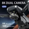 Drones K06 Max Drone 8K Professional 5G Wi -Fi Dron HD Camera Antishake 3axis gimbal безмолковой мотор RC RC Foldable Quadcopter 221031