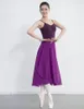 Bühnenkleidung Frauen Ballett Tanzrock Trikot Klassisches Kleid Erwachsene Chiffon Tutu Wickelschal Praxis