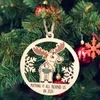 Juldekorationer 2022 Hollow Tree Decorative Deer Pendant Gl￶m allt tr￤ Memorial Pendants Lovers Crafts Gifts