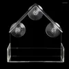 Autres fournitures d'oiseaux H7EA Clear House Mangeoire de fenêtre Birdhouse avec aspiration Alimentation de jardin en plein air