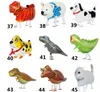 Marche ballon pour animaux de compagnie partie approvisionnement Animal hélium aluminium Film dessin animé ballons multicolore belle forêt Animal anniversaire mariage SN29