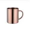 Mugs 400ML Stainless Steel Portable Mug Cup Coffee Tea Thicken Water Home Kitchen Travel Gold Silver