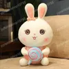 Conejo en forma de caramelo Kawaii de 30-50CM, juguetes de peluche para niña, regalo para dormir, muñeco suave para niños, regalos de cumpleaños