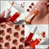 LIGLIS GLISS Naturalny Extarct Wysoki połysk olej do wargi nawilżający suchy kwiat świeci odżywcze odżywcze usta Plumper Lipgloss Drop dostarczenie dhnk2