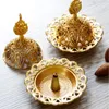 Doftlampor Mellan￶stern arabisk stil r￶kelse br￤nnare uts￶kta vintage metall br￤nnare censer buddhism kontor heminredning