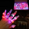 Christmas Glow Rings in Dark Flash Brosch Toy Led Santa Snowman Shine Toys Party Child Gift Navidad Party Decoration SN4238