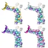 Amazon Mermaid Tail Latex Balloons Birthday Party Decoration Balloons Chain Set