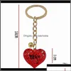 Schlüsselanhänger Lanyards Aessories20 Teile/los Großhandel Hohl Herz Mode Charme Nette Geldbörse Tasche Anhänger Auto Schlüsselring Kette Ornamente Geschenk Otrt6