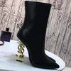 5616450 Boots Opyum Booties Patent Leather High Heels Ankle Boot Logo Shoes For Women Size 35-41 Fendave