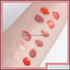 Lip gloss snoepkleur waterdichte lipgloss make -up lipgloss Langsterende glitter vloeibare lippenstift voor cosmetica vrouwen meisjes 6 stks drop dh19q