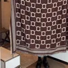 高級デザイナーカシミアスカーフメンレディースファッションウールスカーフ冬のニットスカーフクラシックレターロングショールラップレディースパシュミナ