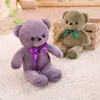 40 cm de desenho animado Teddy Bear Plush Brinquedos com fita macia brinquedos de animais de pel￺cia para crian￧as Presente de anivers￡rio para meninas beb￪ baby