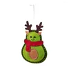 Décorations de noël avocat vert poupée pendentif décor mignon ornements pour la maison enfants jouets cadeau efficace