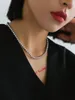 Choker Timeless Wonder High End Glass Pearl Chains Naszyjniki dla kobiet biżuteria GOTH TOPLATOWA Naszyjnik Egirl Boho Kpop 4524