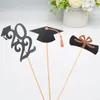 Fournitures de fête Graduation Cake Grad Party Decorations Topper Picks2022 Cupcake Classinsert Table Congratscap Appetizer Cocktail Sticks