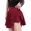 Saias plus size 3xl 4xl 5xl Summer Woman shorts sexy Cantura alta damas fêmeas elásticas minissaia de grandes dimensões