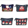 Decorações de Natal Cartoons Santa Papai Noel Bolsa Cosmética Sem Faceless Hom