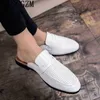 Dres Shoe Wedding Men Mężczyźni Formal Włoch do Slajd Slipper Coiffeur Dres Elegancki muł Homme Women Buty High Heels 220723