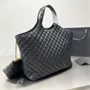 Лучшая дизайнерская сумка для покупок Gaby Handbag Стеганая Icare Maxi Lambskin Большой емкости Женская повседневная большая сумка с кошельком Женская мода Сумки на плечо