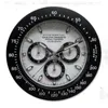 豪華なアートウォッチシェイプウォールクロックメタルウォリストウォッチクロックホームディコートギフトのためのサイレントメカニズムを備えた時計X0726