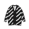 Herrtr￶jor Designer Parisian Mens Cardigan Classic Cola Wave Letter Full Print Sticked tr￶ja Kvinnor Pullover Top Dress Balence V-Neck A264