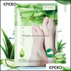 Fußbehandlung Efero Lavendel/Aloe Fußpeeling Fußmaske Abgestorbene Haut für Beine und Fersen 10 Stück Drop Lieferung 2022 Gesundheit Schönheit Dhmny
