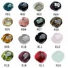 Foris High Quanlity Fashion Jewelry 18 종류의 다채로운 사탕 스퀘어 크리스탈 누드 링 여성 최고의 선물