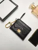 Marmont with box cardholder Women's Mens wallet Purse card holder wholesale Luxurys designer Multifunction original Genuine Leather Holders Coin Wallets keychain