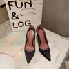 Chaussures habillées Designers Femmes Mariage Talons Femmes Sandal Slides Party Soie Sexy