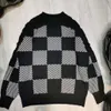 Pulls d'automne / hiver pour femmes Clares Black and White Designer Sweator Lettre en tricot de broderie Temp￩rament haut de gamme Soft