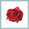 H￥rtillbeh￶r 24 f￤rger Boho Flower Hair Accessories for Women Bride Beach Rose Floral Hairclip Diy Brides Headdress Brosch Weddi DH1N2