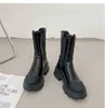 Frauen Stiefel Sommer Neue Stil Mode Fried Street Martin Boot 2022 Dicken Boden